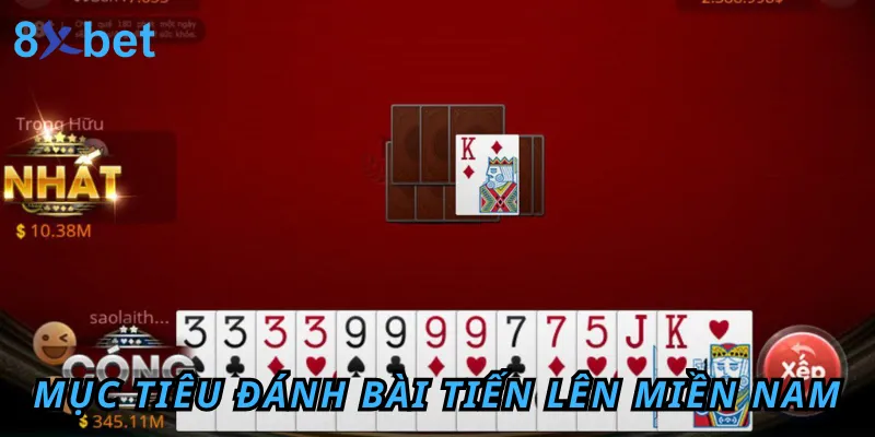 Bật mí luật chơi Tiến Lên Miền Nam 8xbet thắng lớn cho tân thủ Mục tiêu khi chơi Tiến Lên Miền Nam là đánh hết các lá bài sớm nhất