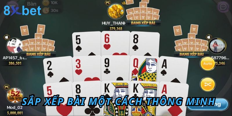 Binh Xập Xám Game Bài Giải Trí Được Yêu Thích Nhất 8xbet Sắp xếp thứ tự bài mậu binh một cách thông minh